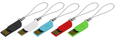 Coloris de clés USB